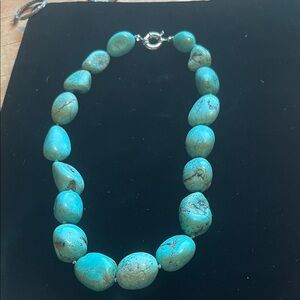 Chic Turquoise Stone Necklace
